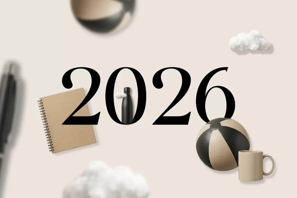 Lee más sobre el artículo Tendencias de merchandising corporativo que marcarán el 2026